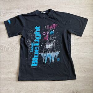 1992 Labatt brewing company Black Graphic T-shirt